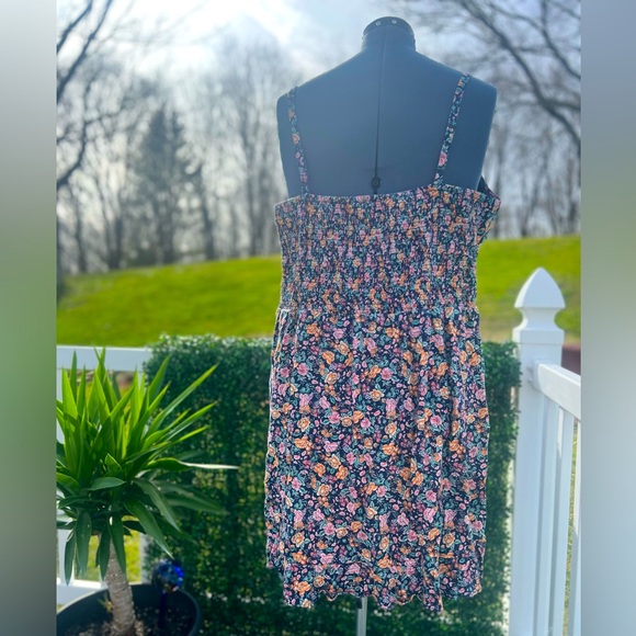 Torrid Women’s Plus Size 1 Floral Summer Mini / Midi Dress - Picture 8 of 9